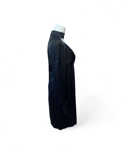 Chanel - Robe Chanel noire en soie T40