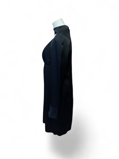 Chanel - Robe Chanel noire en soie T40