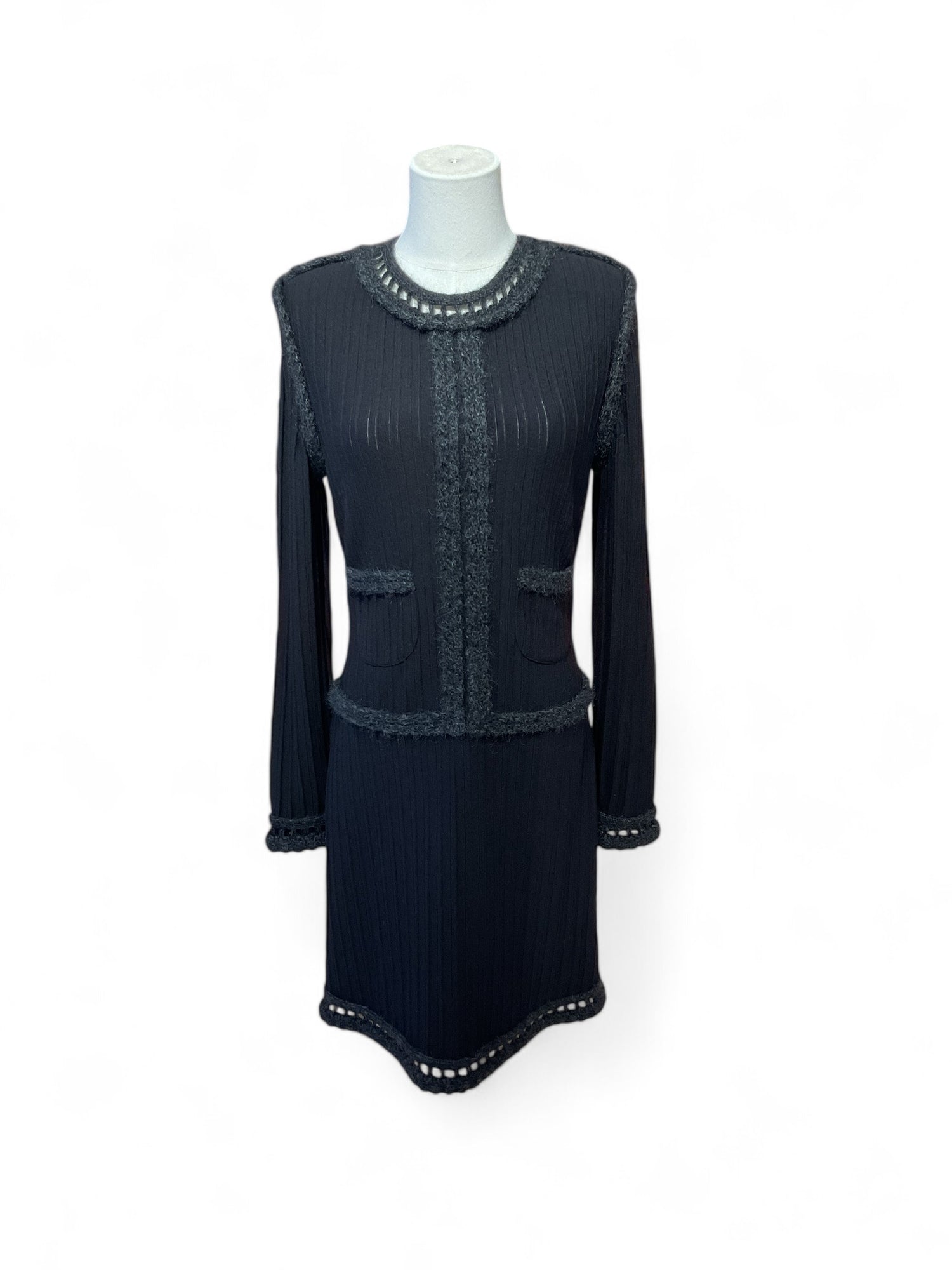 Chanel - Robe en laine T40