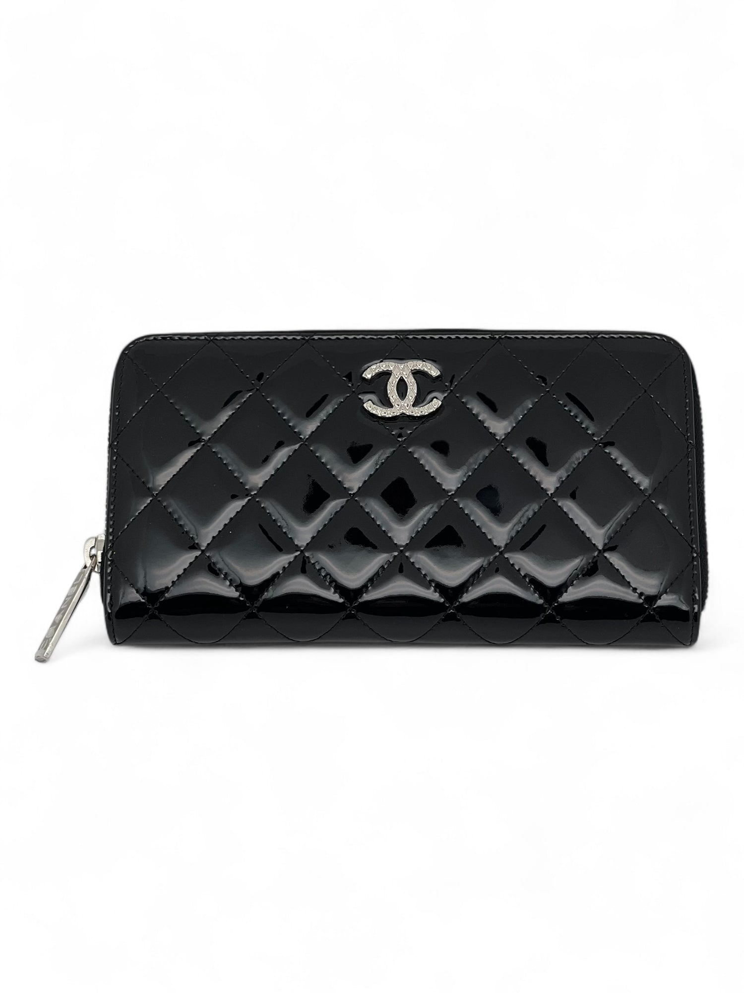 Chanel - Petite Portefeuille cuir verni