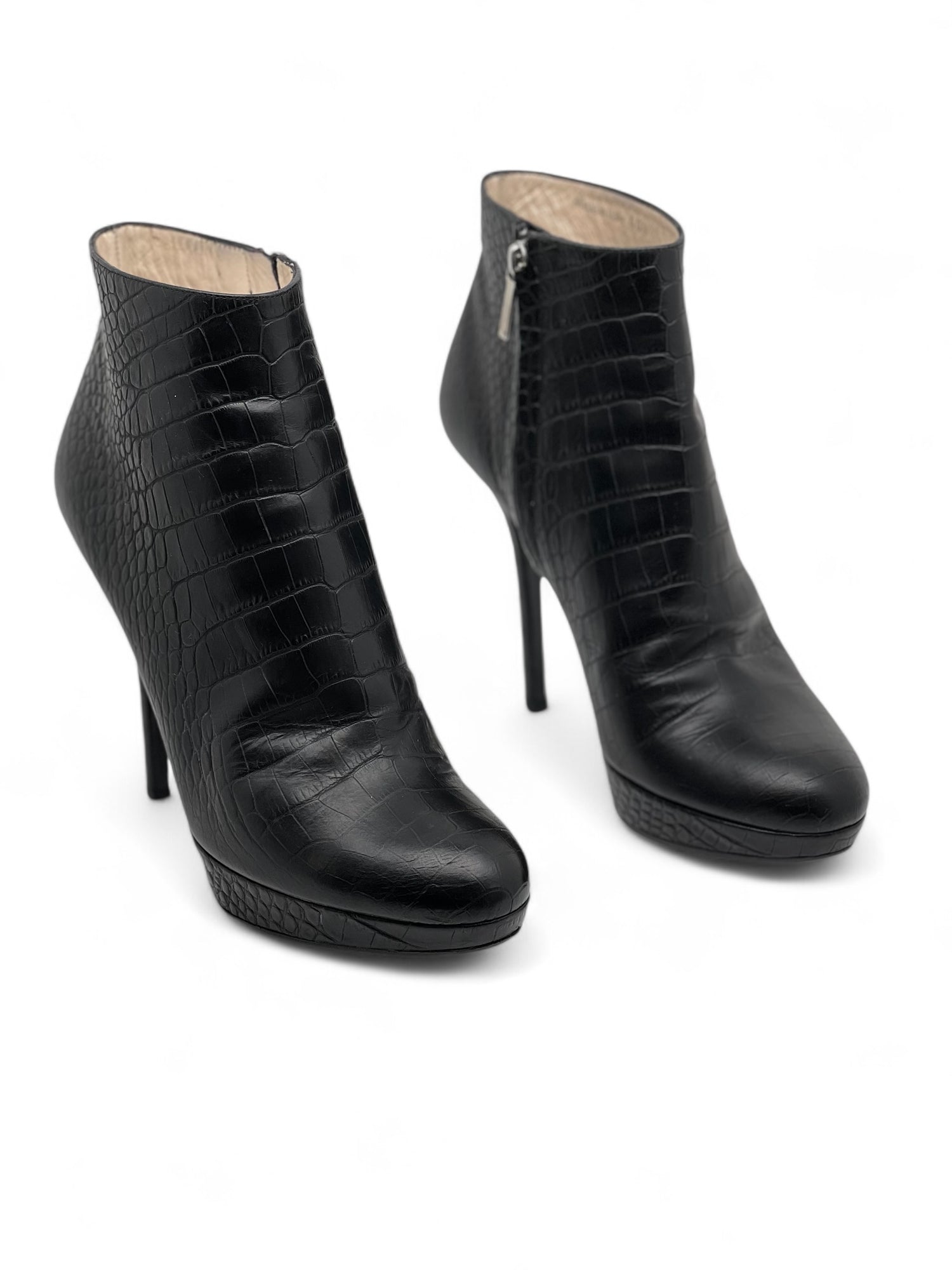 Dior - Botte, Bottines embossees crocodile