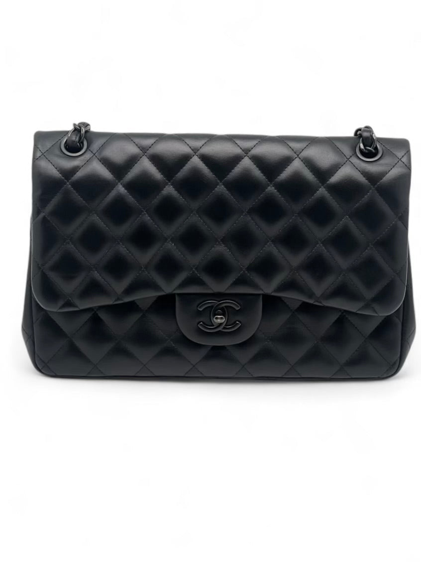 Chanel so black jumbo sale