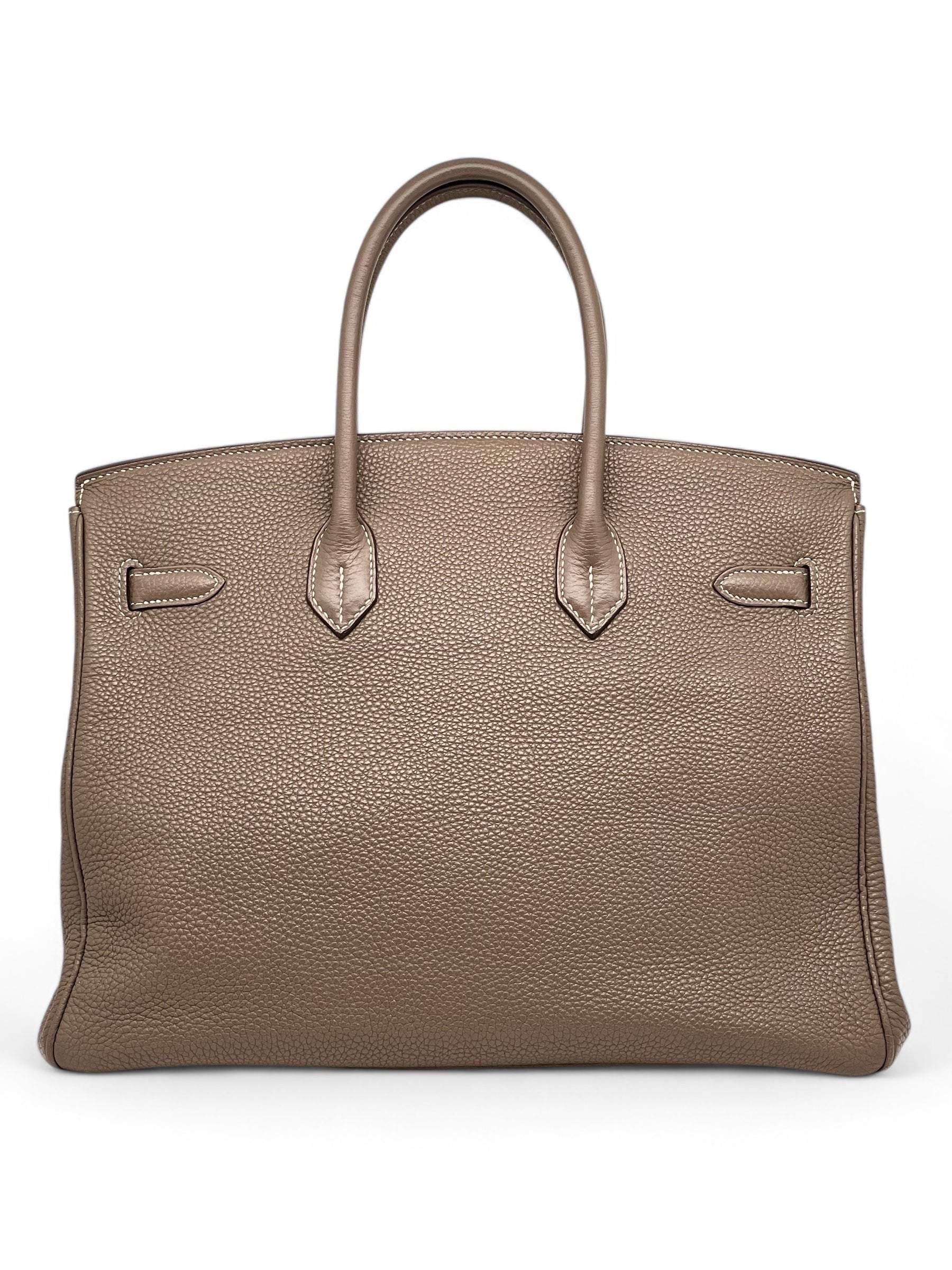 Hermès - Sac Birkin 35 Étoupe Togo