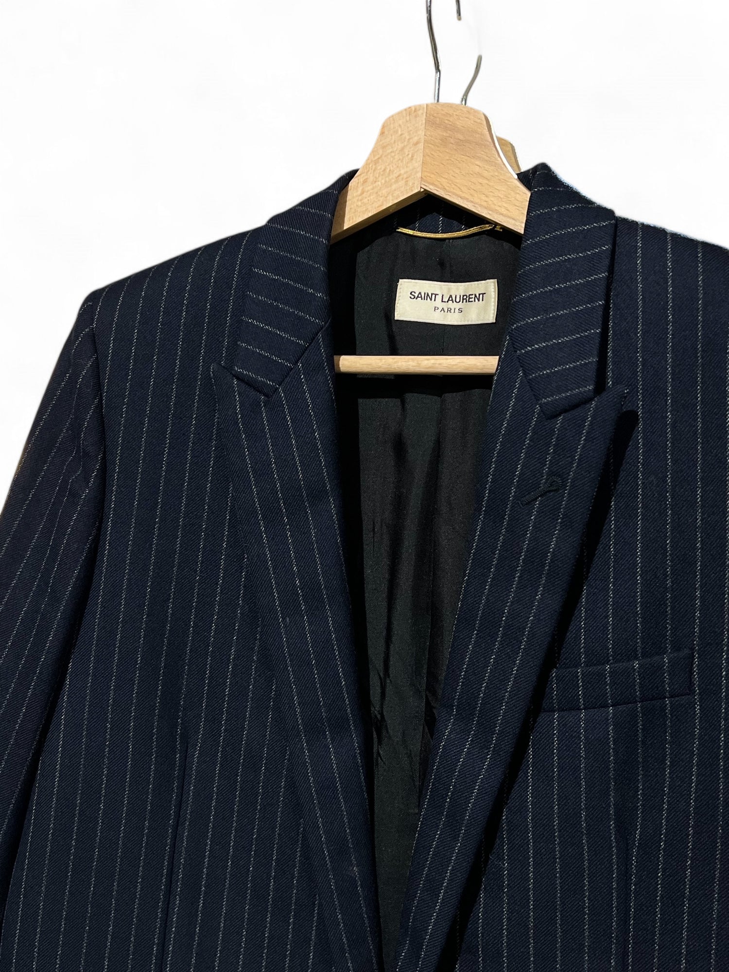 Saint Laurent - Blazer en laine rayé T36