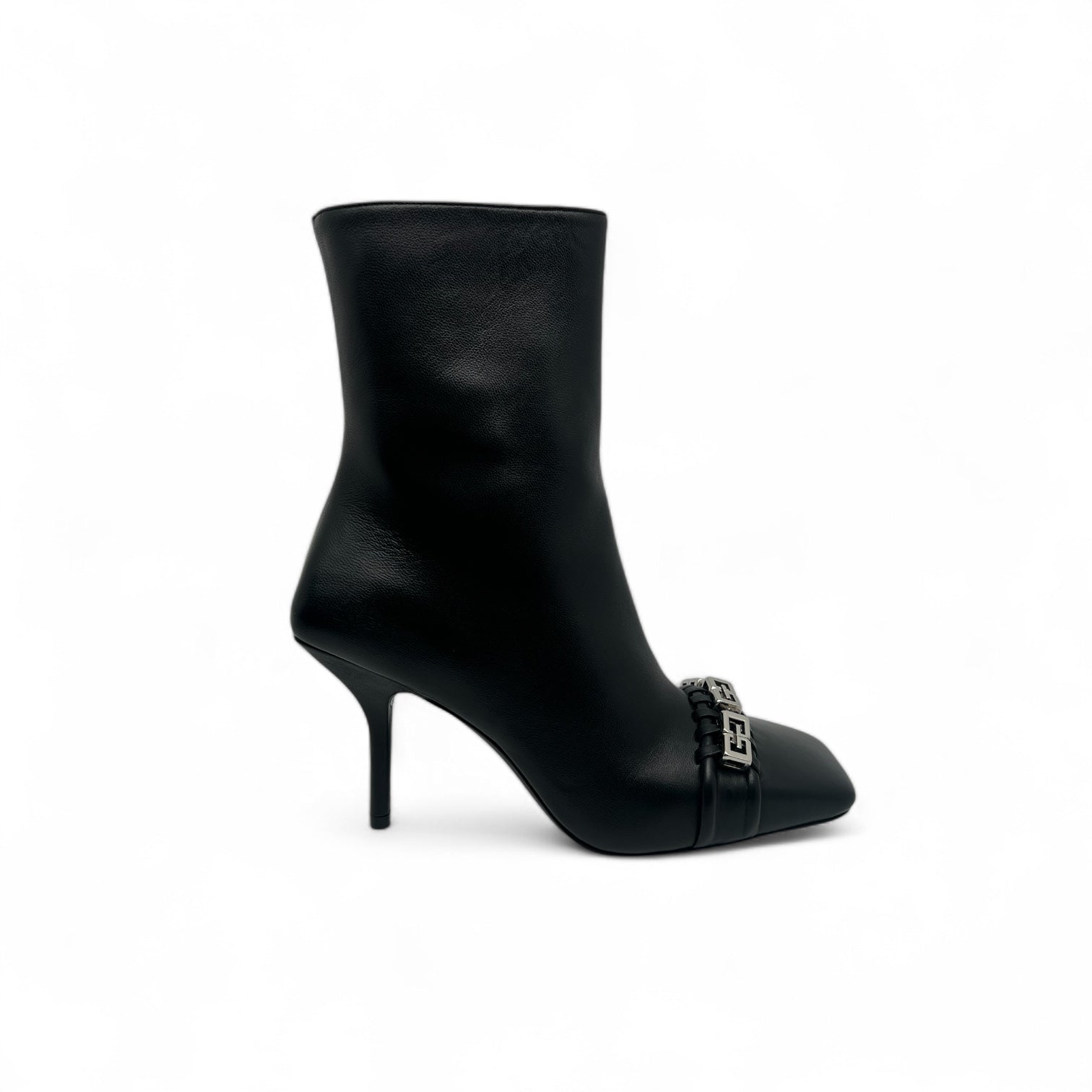 Givenchy - bottines à talon G woven ankle boot T37