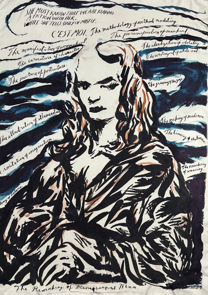 Dior x Raymond Pettibon- Carré 45