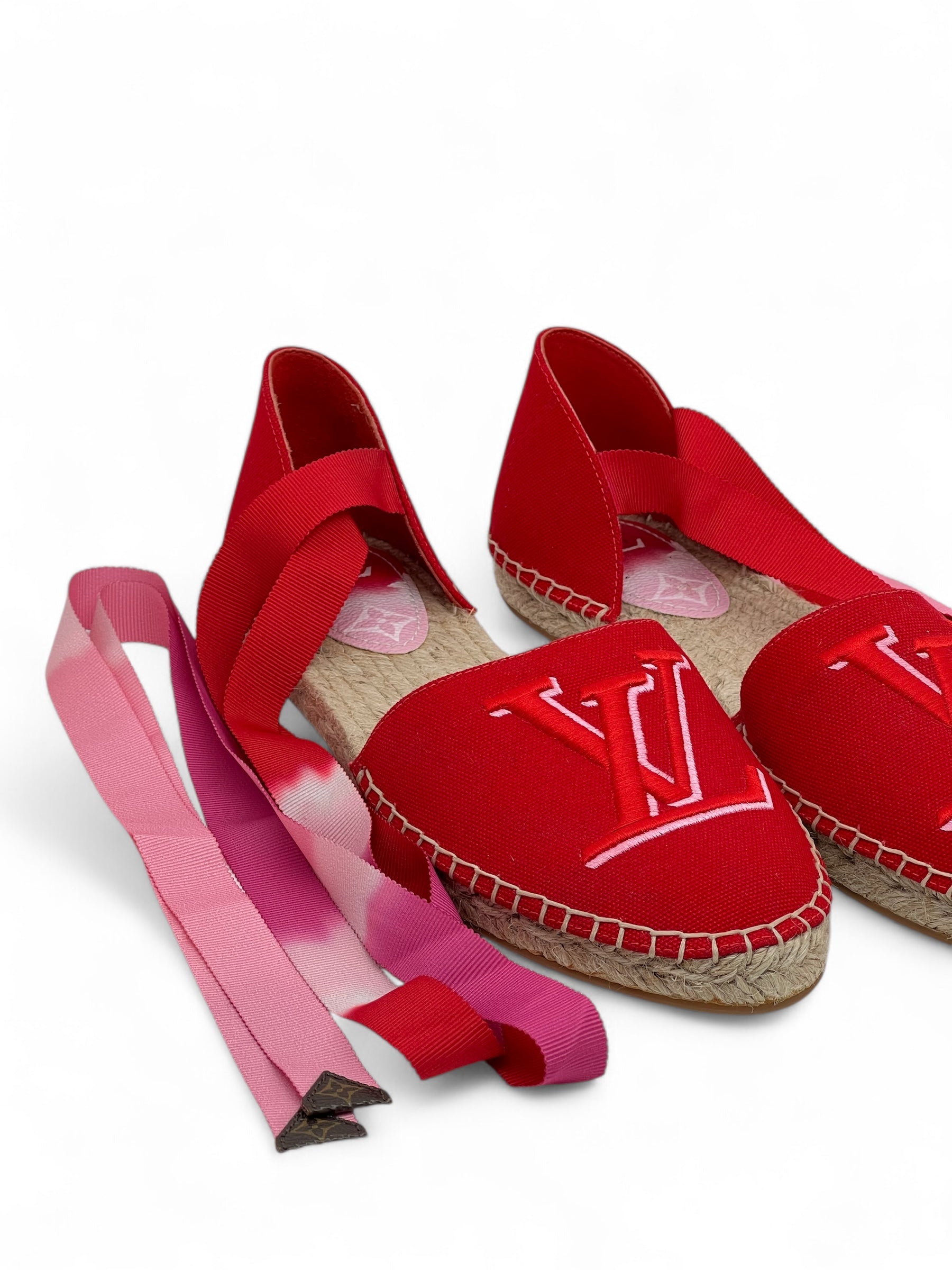 Louis Vuitton - Espadrilles Rouge T38