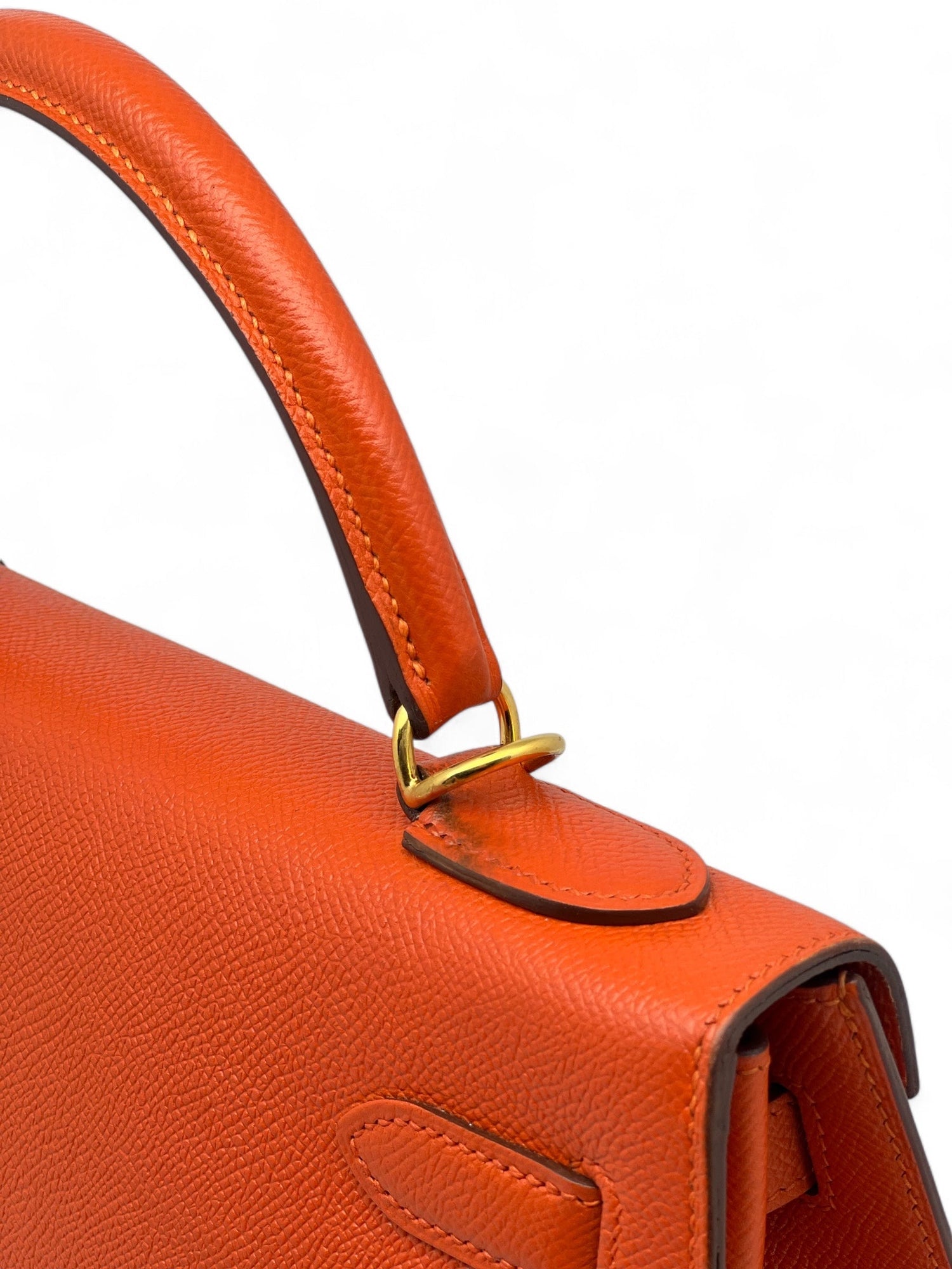 Hermès - Sac Kelly 32 Epsom Orange