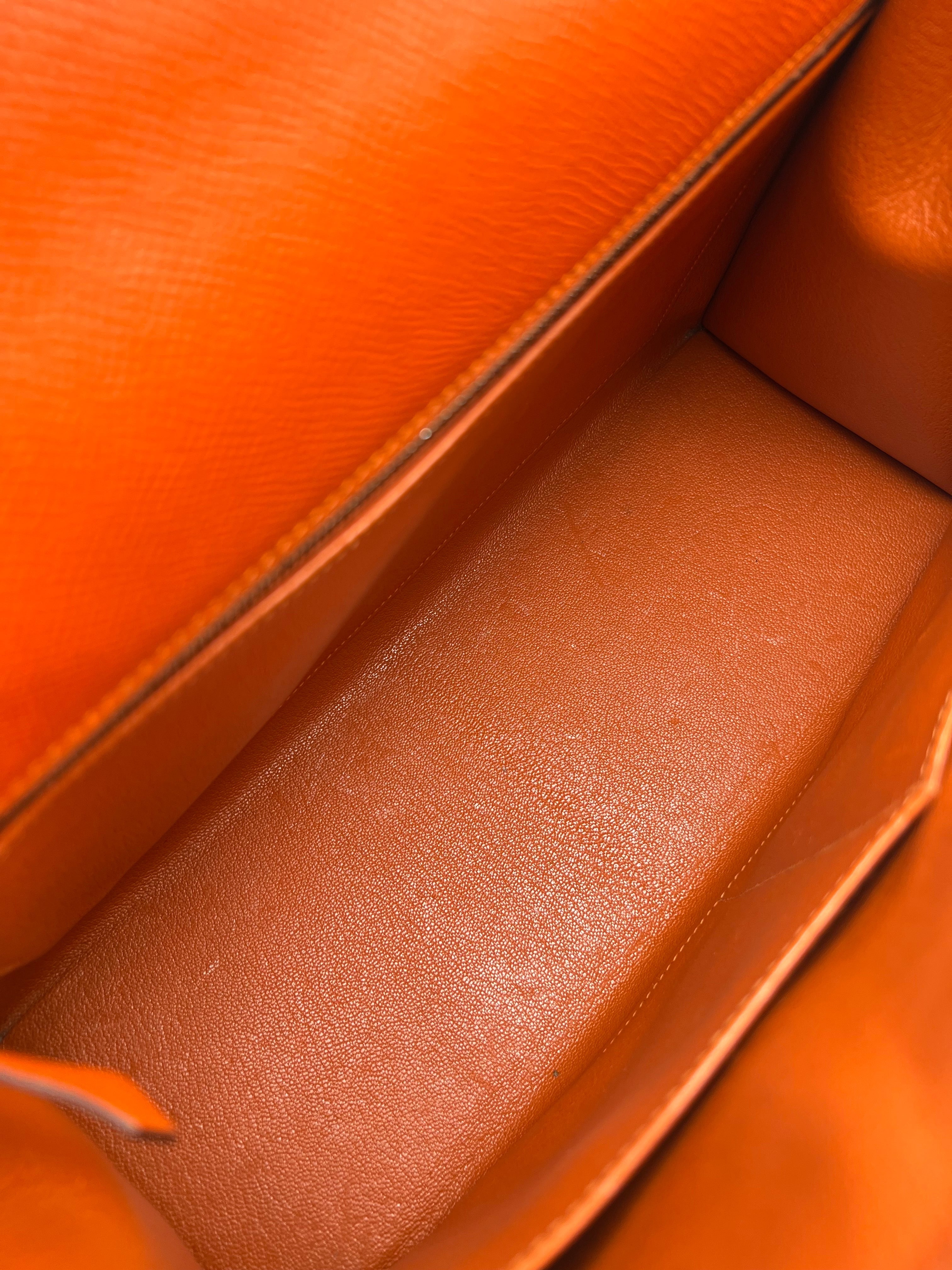 Hermès - Sac Kelly 32 Epsom Orange