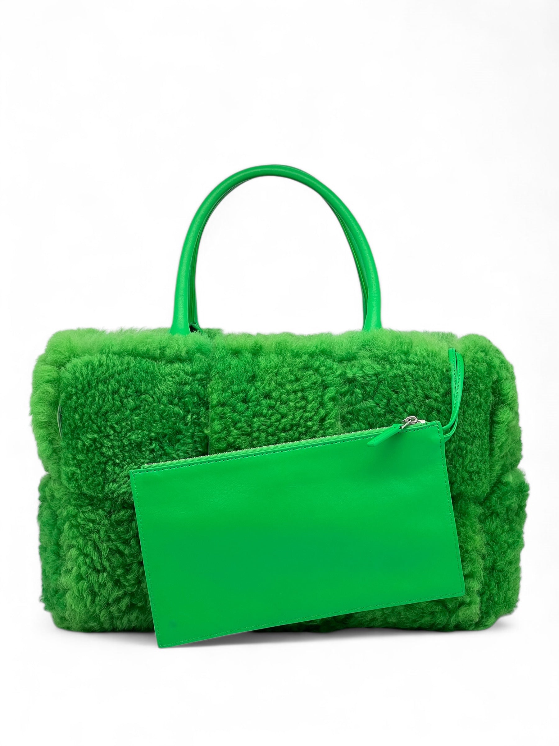 Bottega Veneta - Sac en laine verte