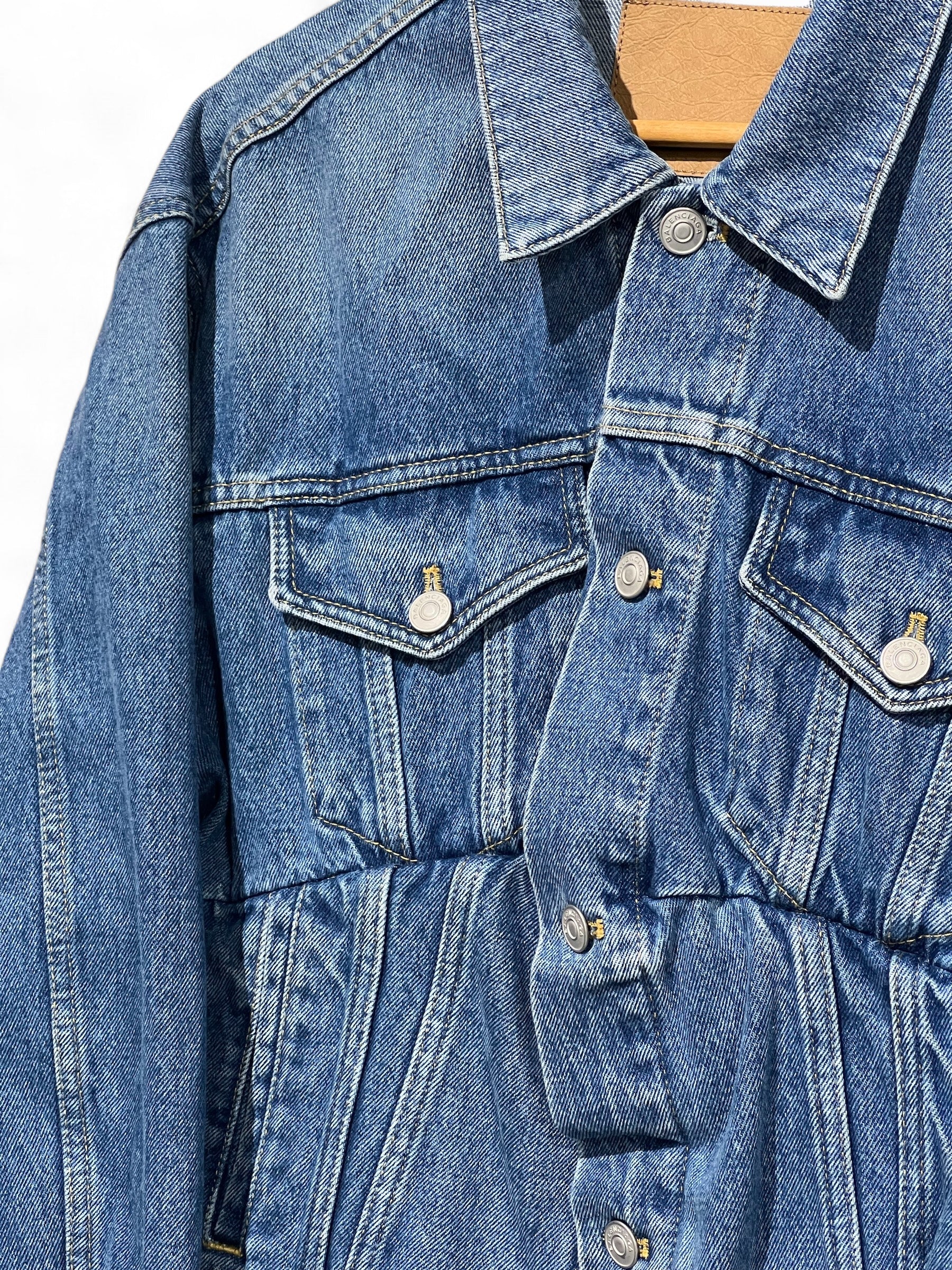 Balenciaga - Veste en jean oversize T34