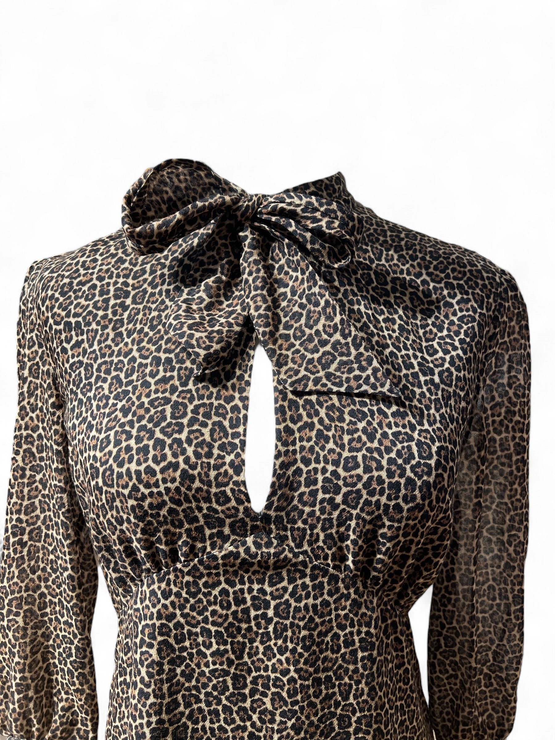 Saint Laurent - Robe leopard TS