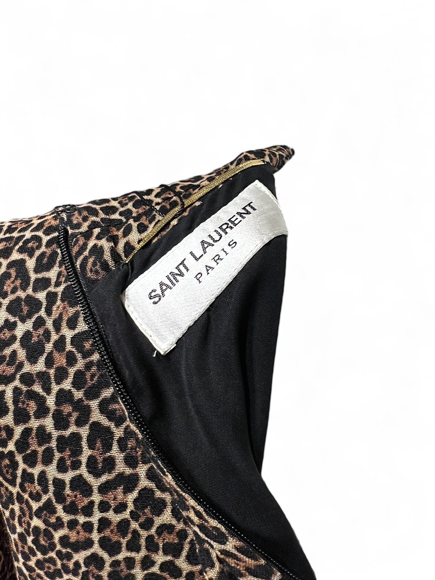 Saint Laurent - Robe leopard TS