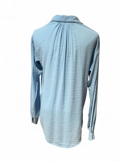 Maje - Blouse bleue TS