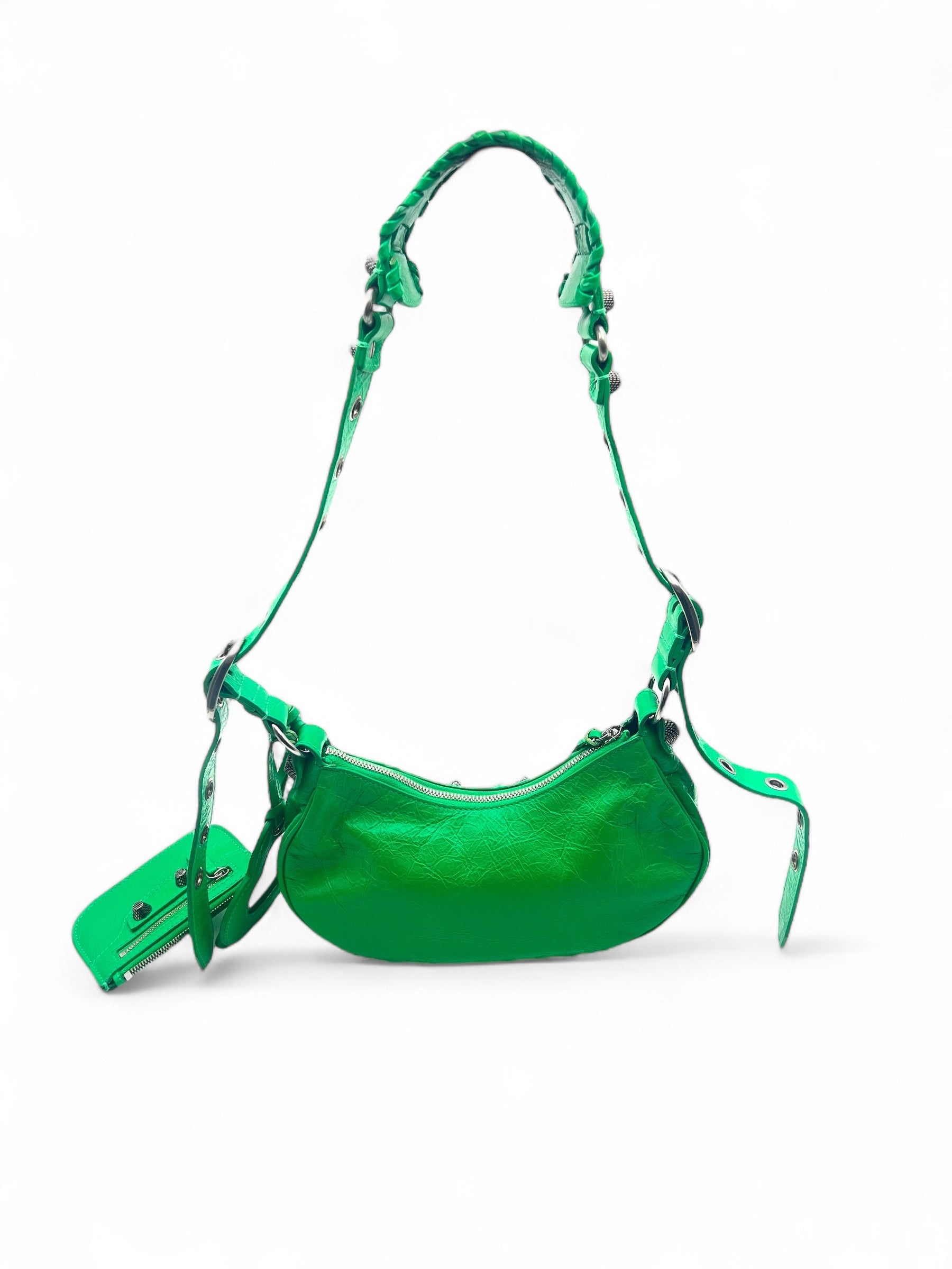 Balenciaga - Sac Cagole vert XS