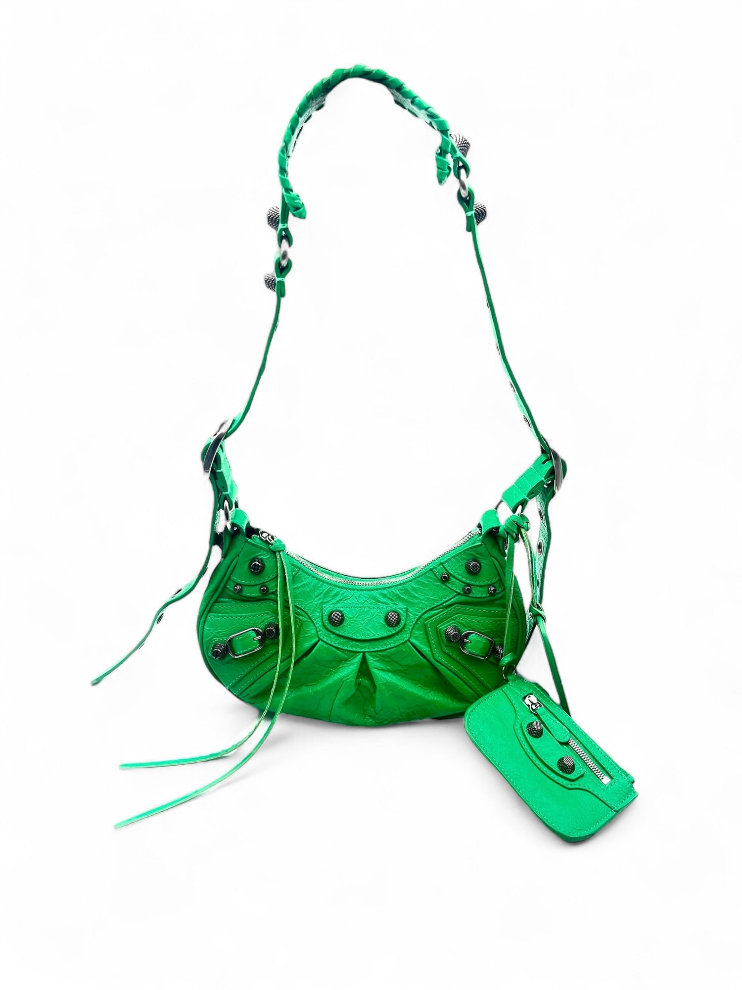 Balenciaga - Sac Cagole vert XS