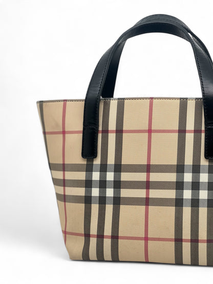 Burberry - Sac à main en toile