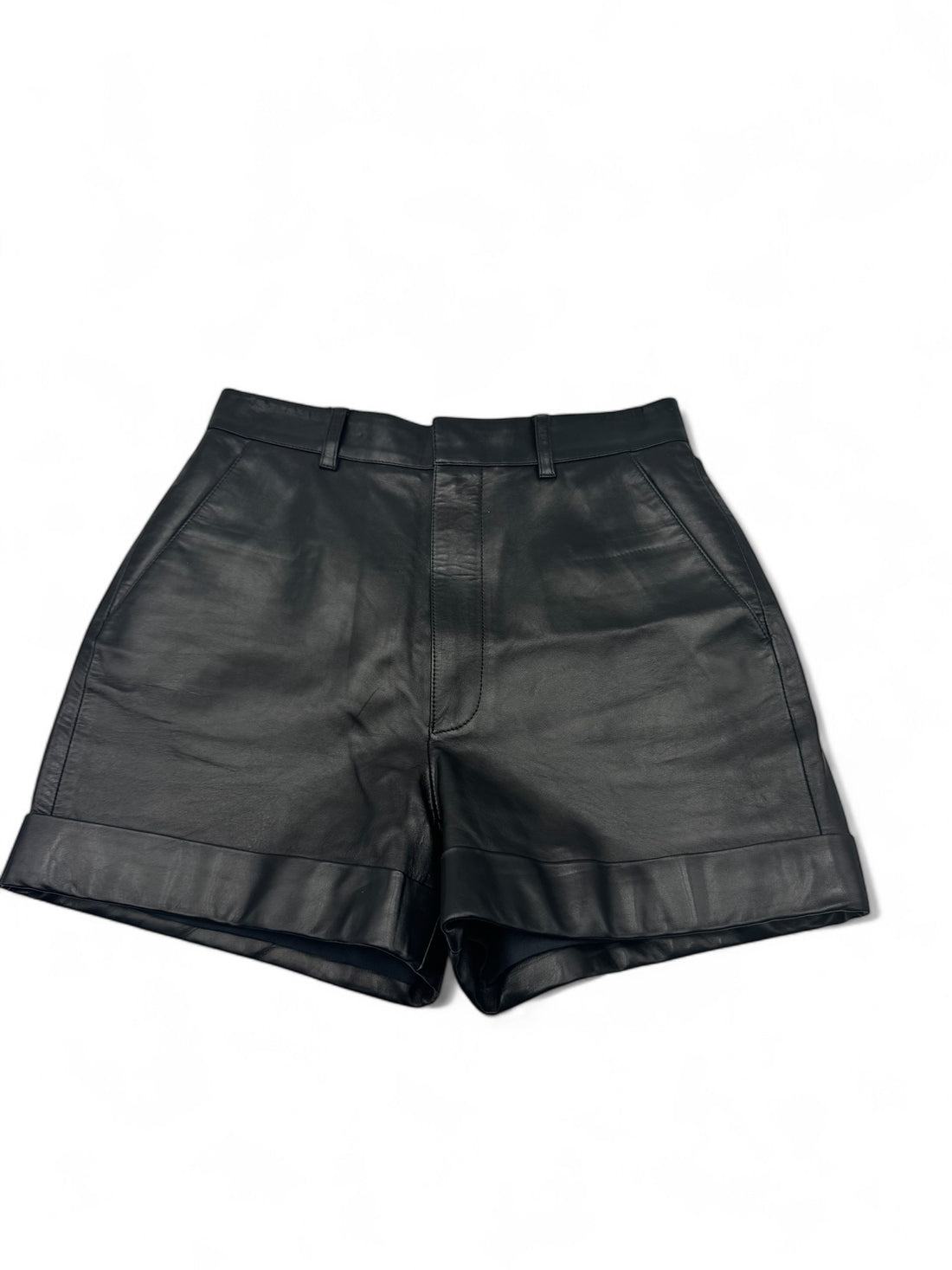 Saint Laurent - Short en cuir T36