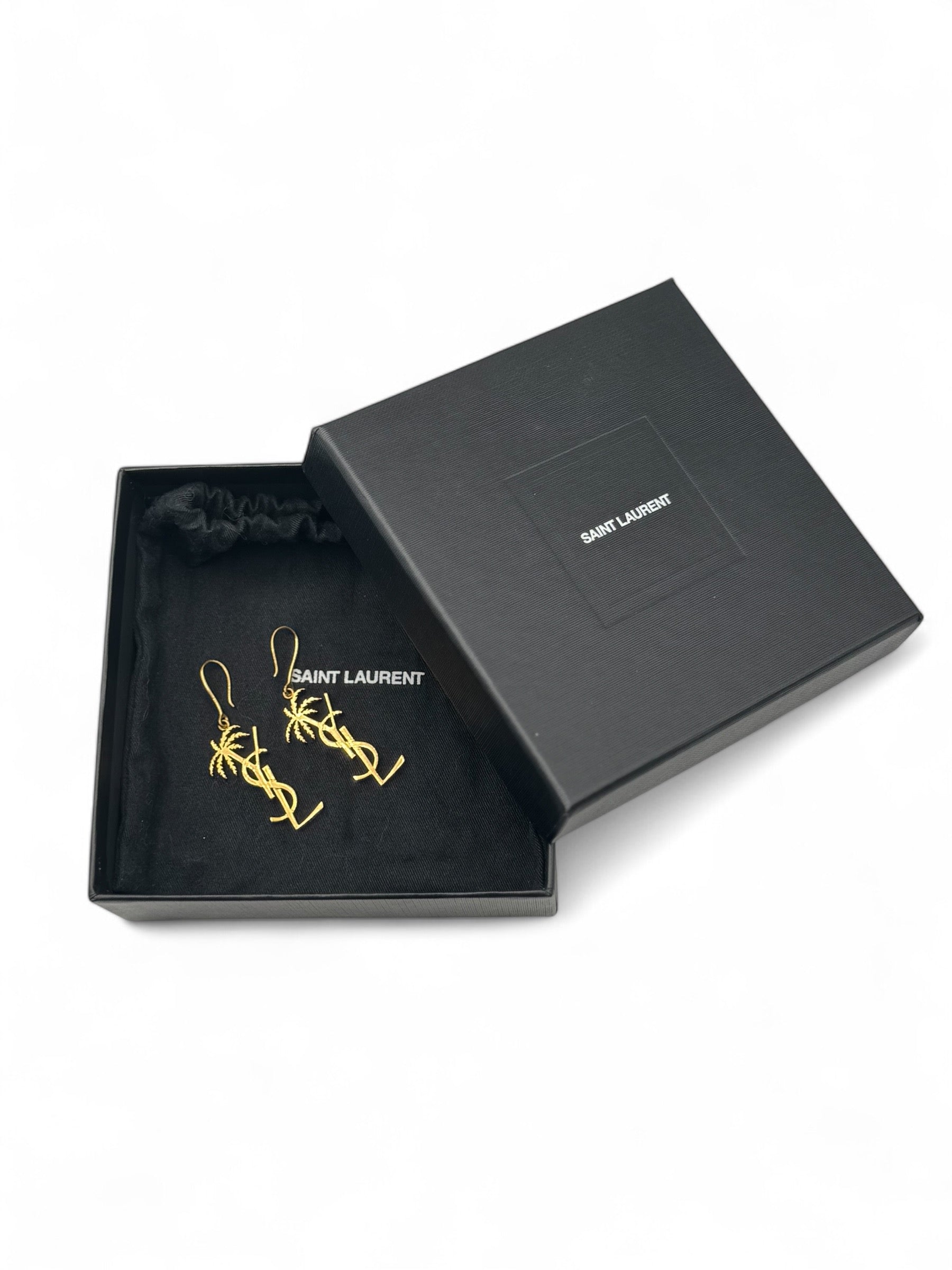 Saint Laurent - Boucles d’oreilles palmier