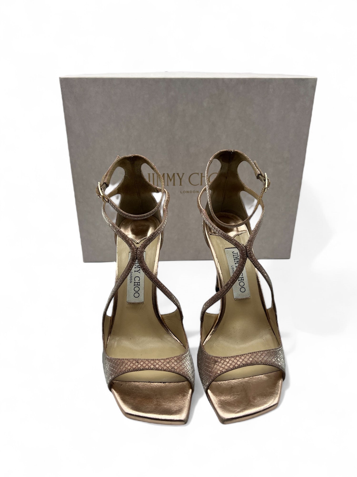 Jimmy Choo - Escarpin ecaille T37,5