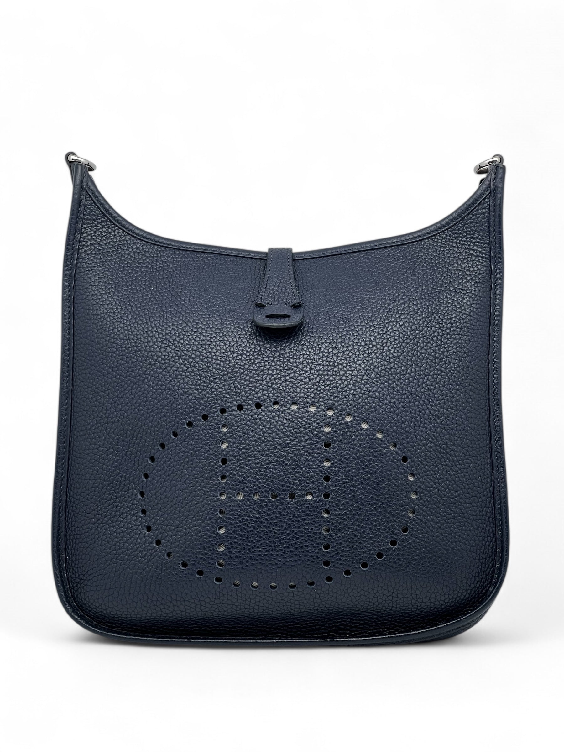 Hermès - Sac Evelyne III bleu nuit