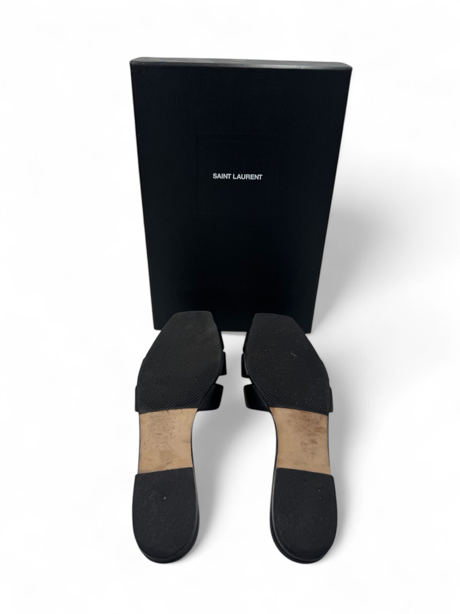 Saint Laurent - Mules noir T39