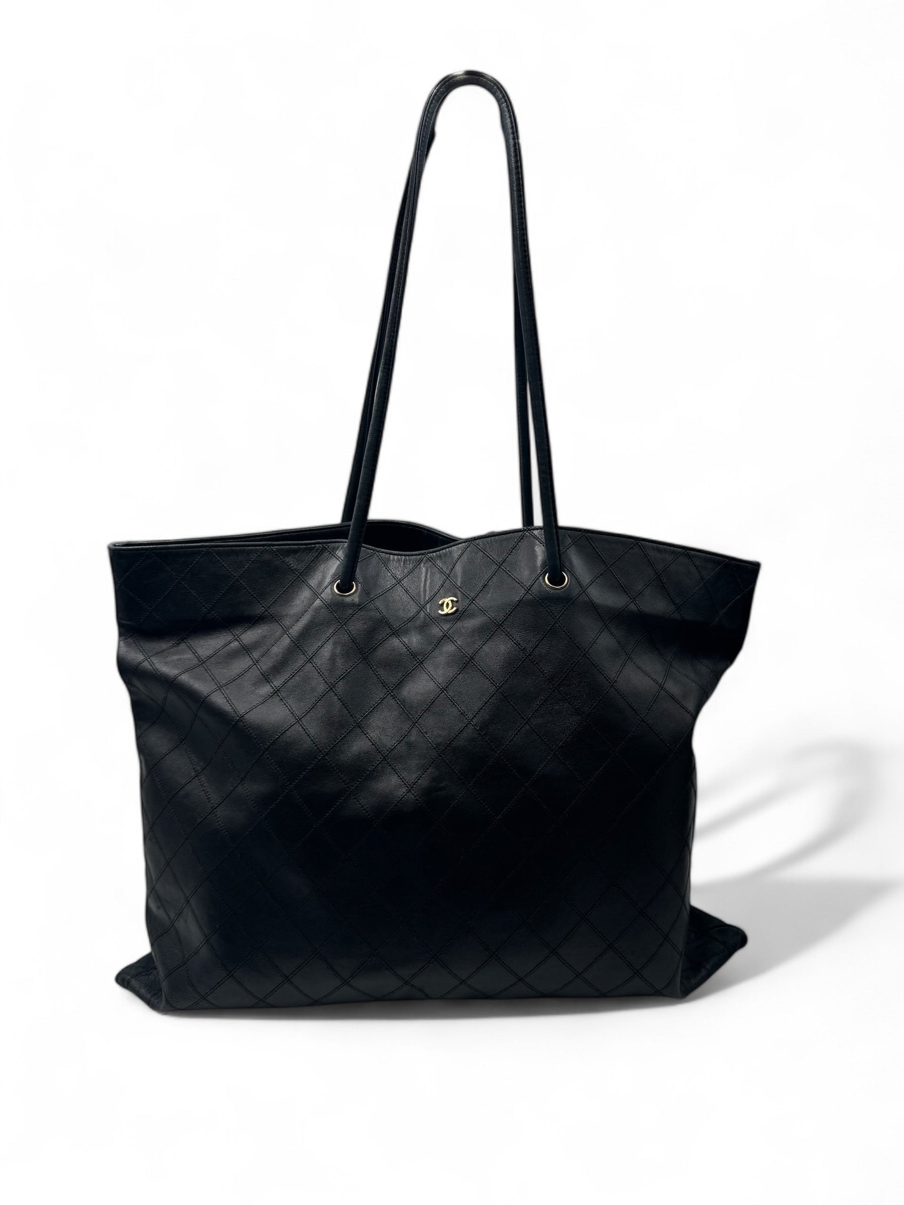 Chanel - Sac cabas shopping noir