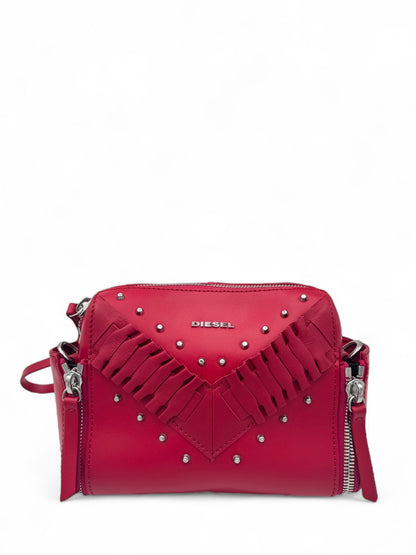 Diesel - Sac bandoulière rouge