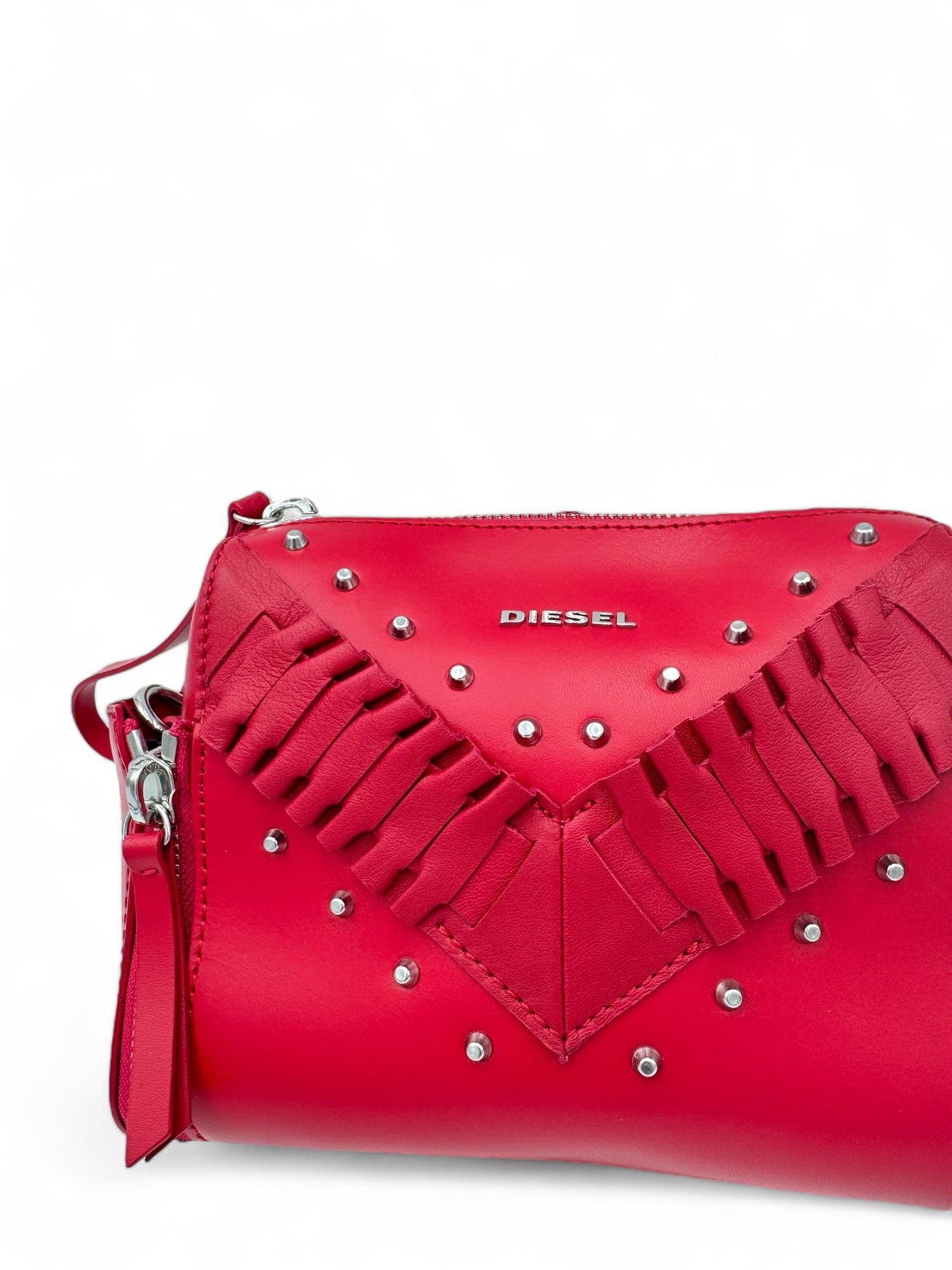 Diesel - Sac bandoulière rouge