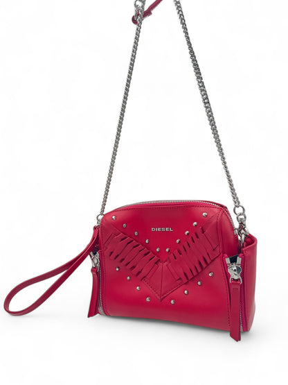 Diesel - Sac bandoulière rouge