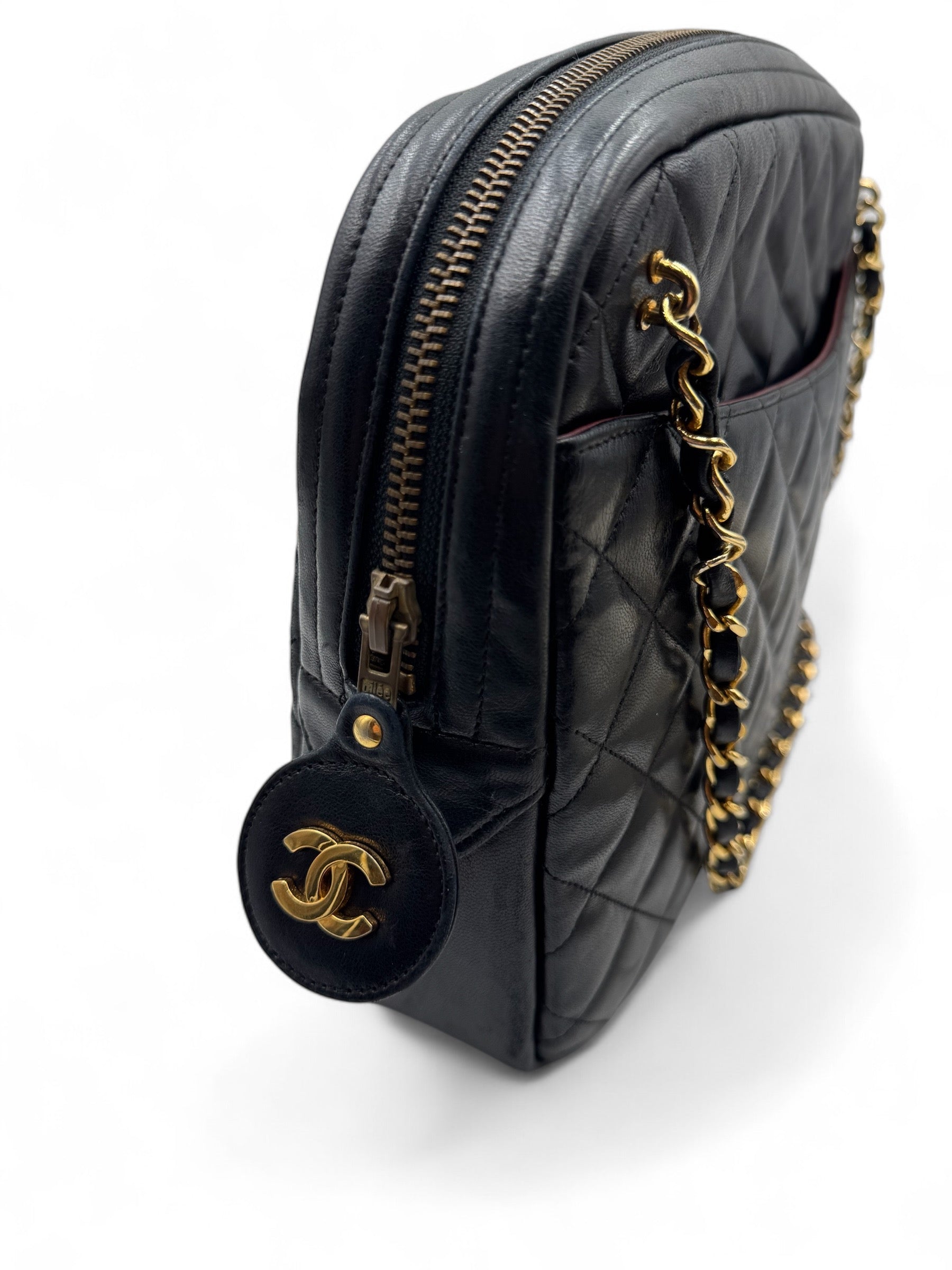 Chanel - Sac caméra noir