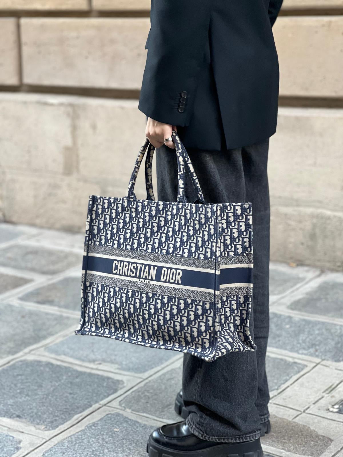 Dior - Cabas Book tote toile oblique