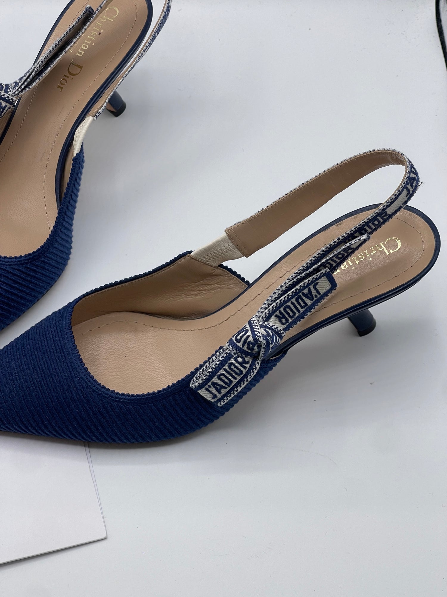 Dior - Slingback bleu T40