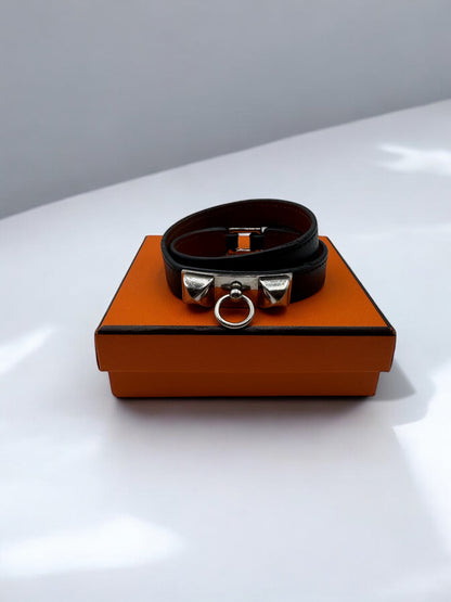 Hermès - Bracelet Rivale double tour TS