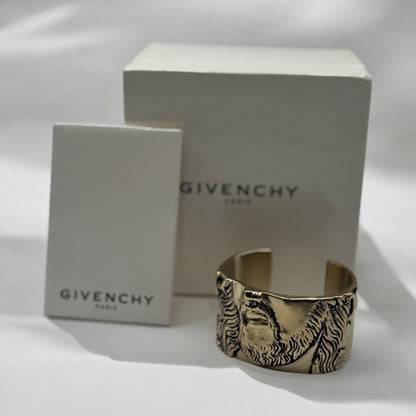 Givenchy - Manchette couleur or mat