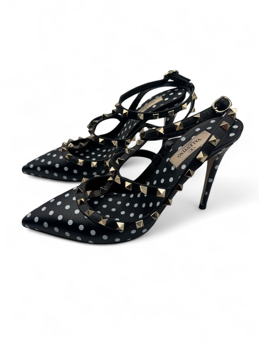 Valentino - Escarpins en cuir Rockstud T39