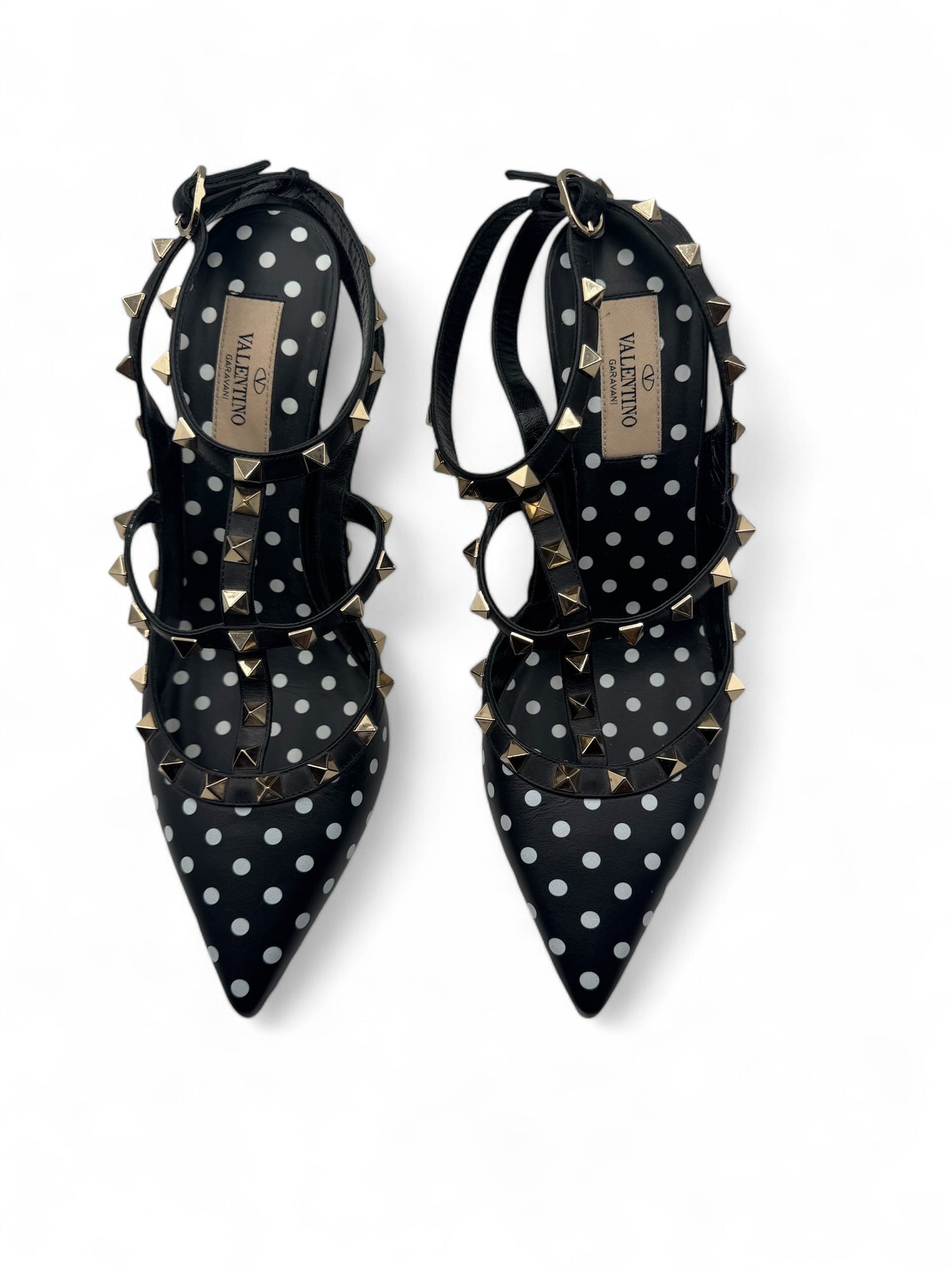 Valentino - Escarpins en cuir Rockstud T39