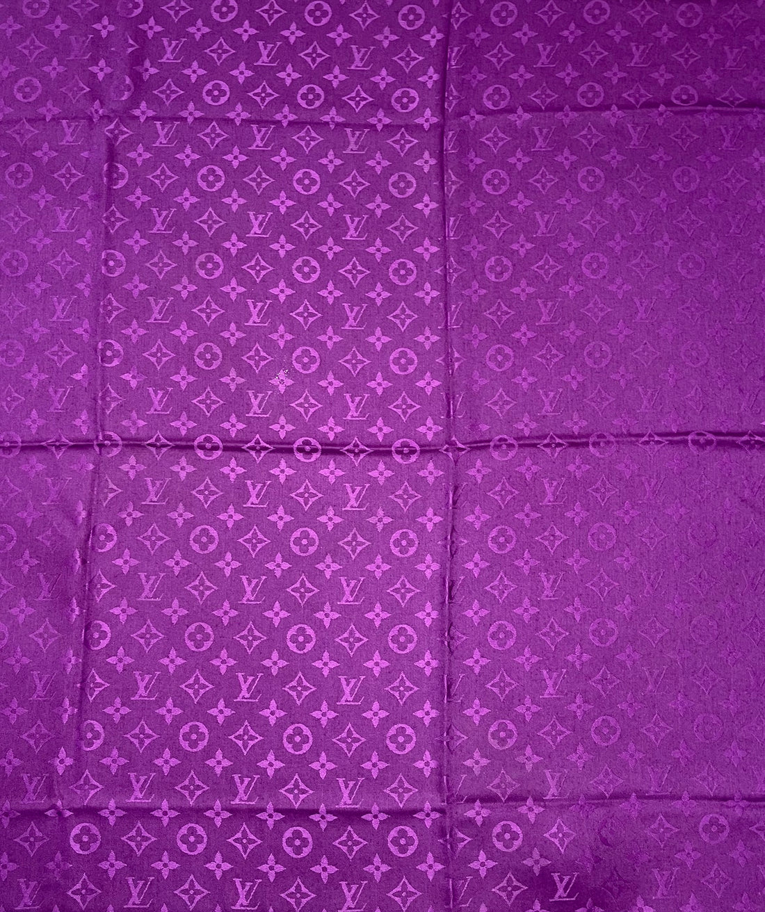 Louis Vuitton - Châle Monogram Shine violet