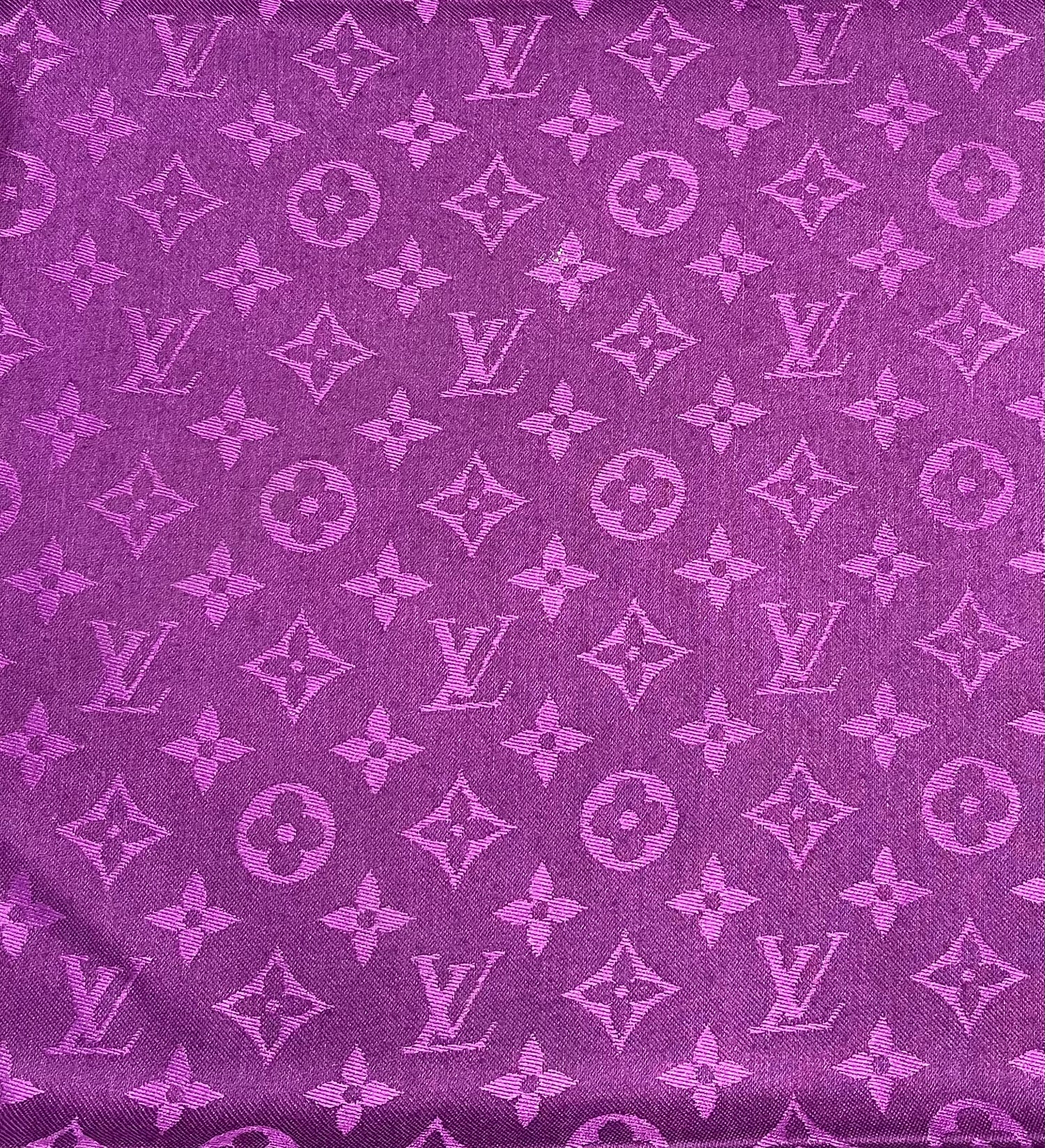 Louis Vuitton - Châle Monogram Shine violet