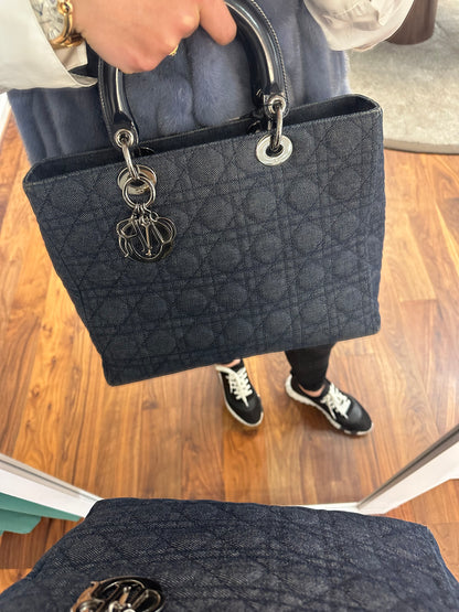 Dior - Sac Lady Dior GM Denim