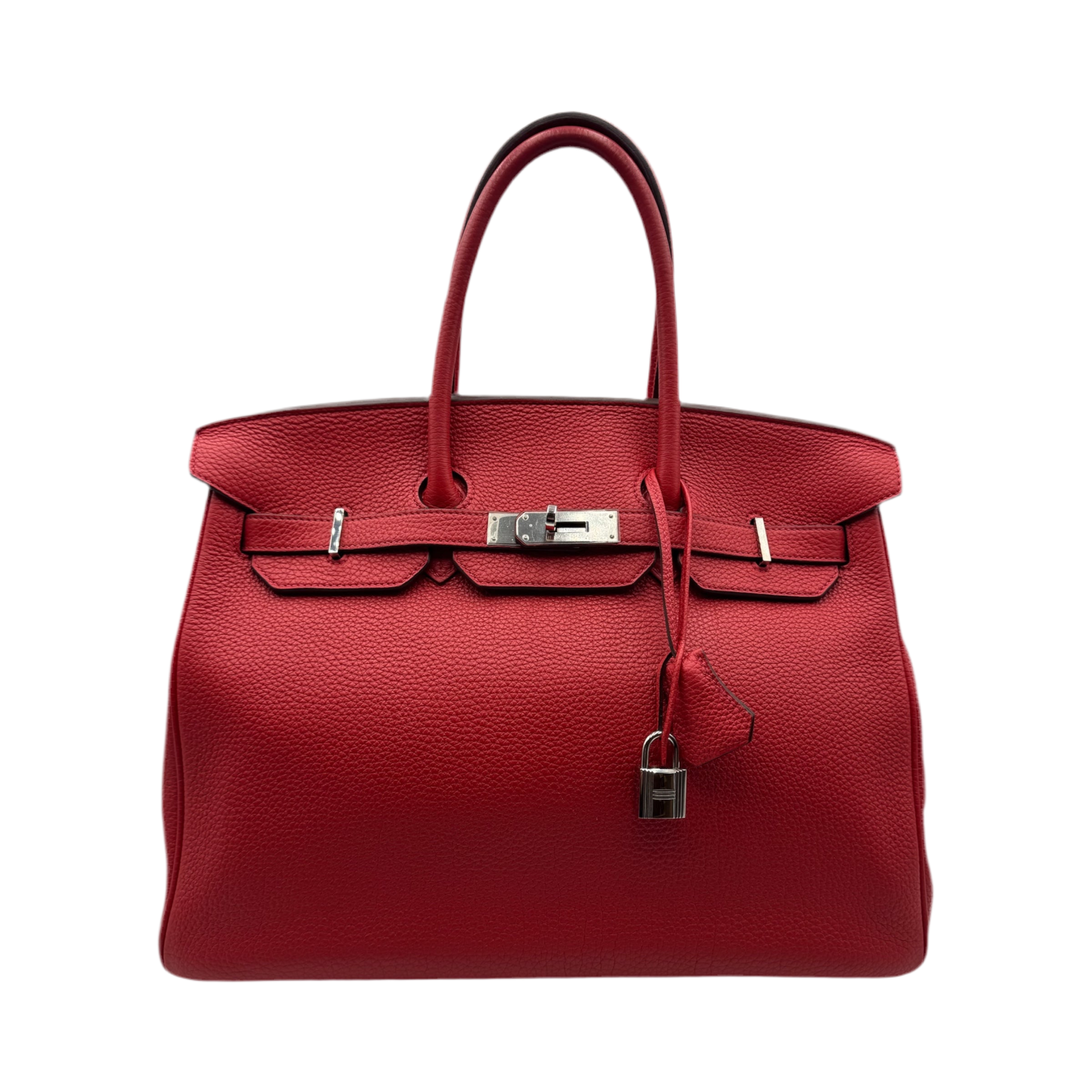 Hermès -  Birkin 35 Taurillon Rouge