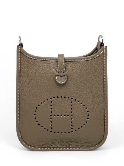 Hermès - Sac Evelyne 16 Amazone Etoupe Sangle Cavale