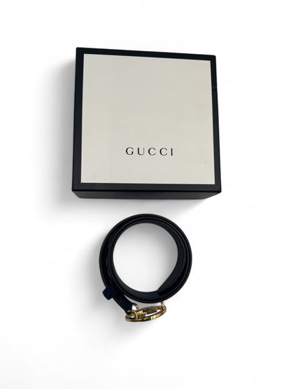 Gucci - Ceinture Gucci Blondie marine