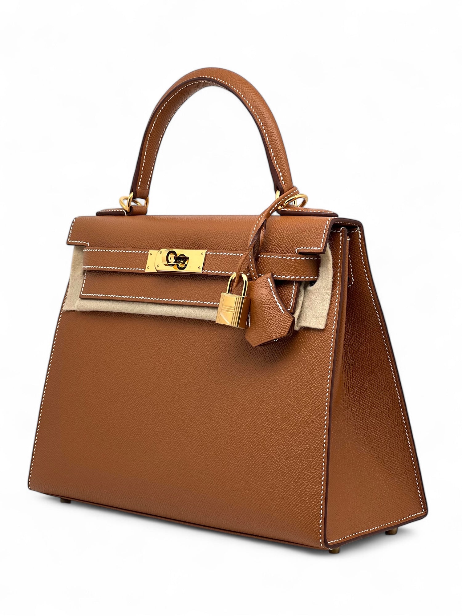 Hermès - Kelly 28 Gold Epsom