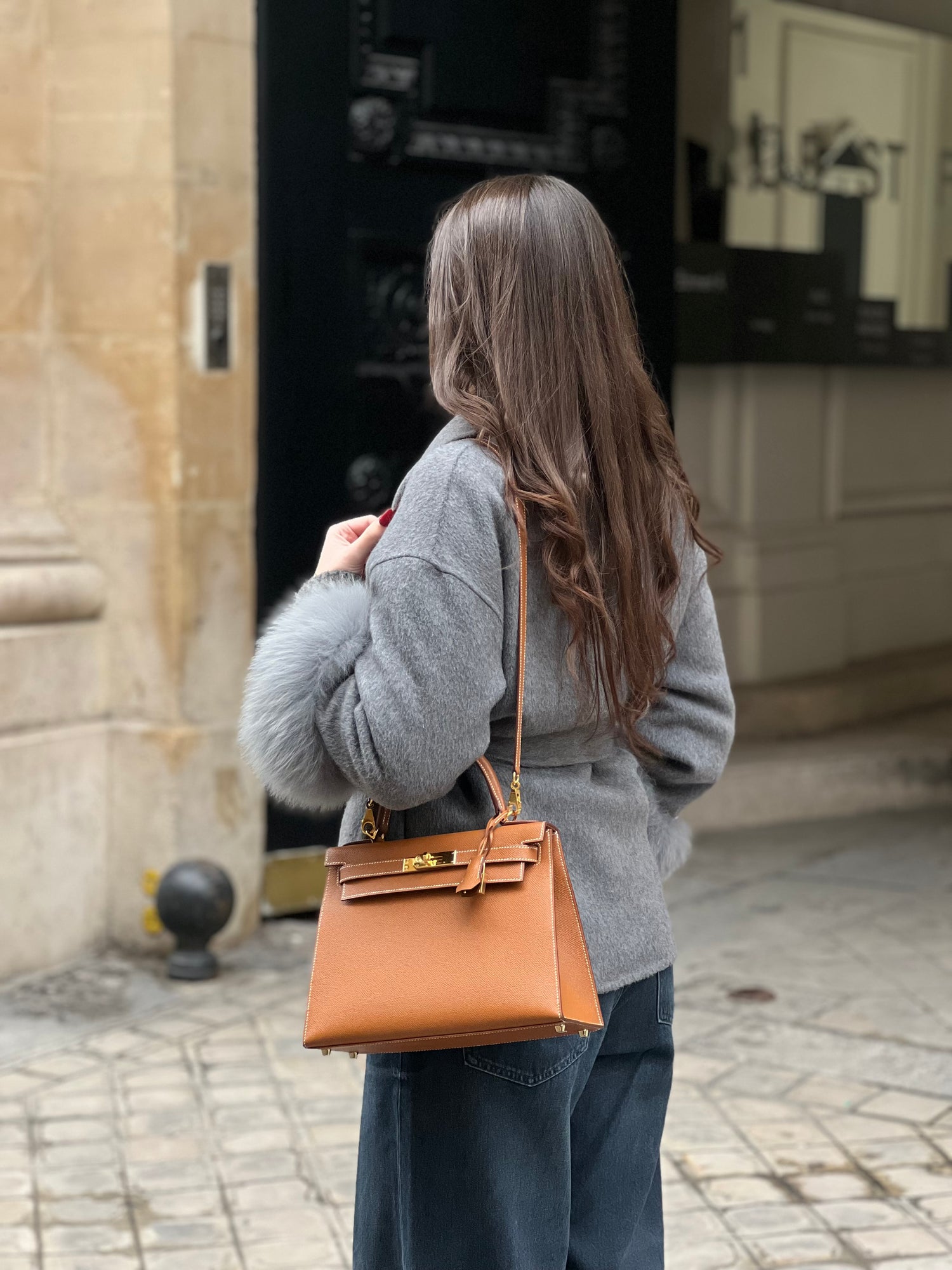 Hermès - Sac Kelly 28 Gold Epsom