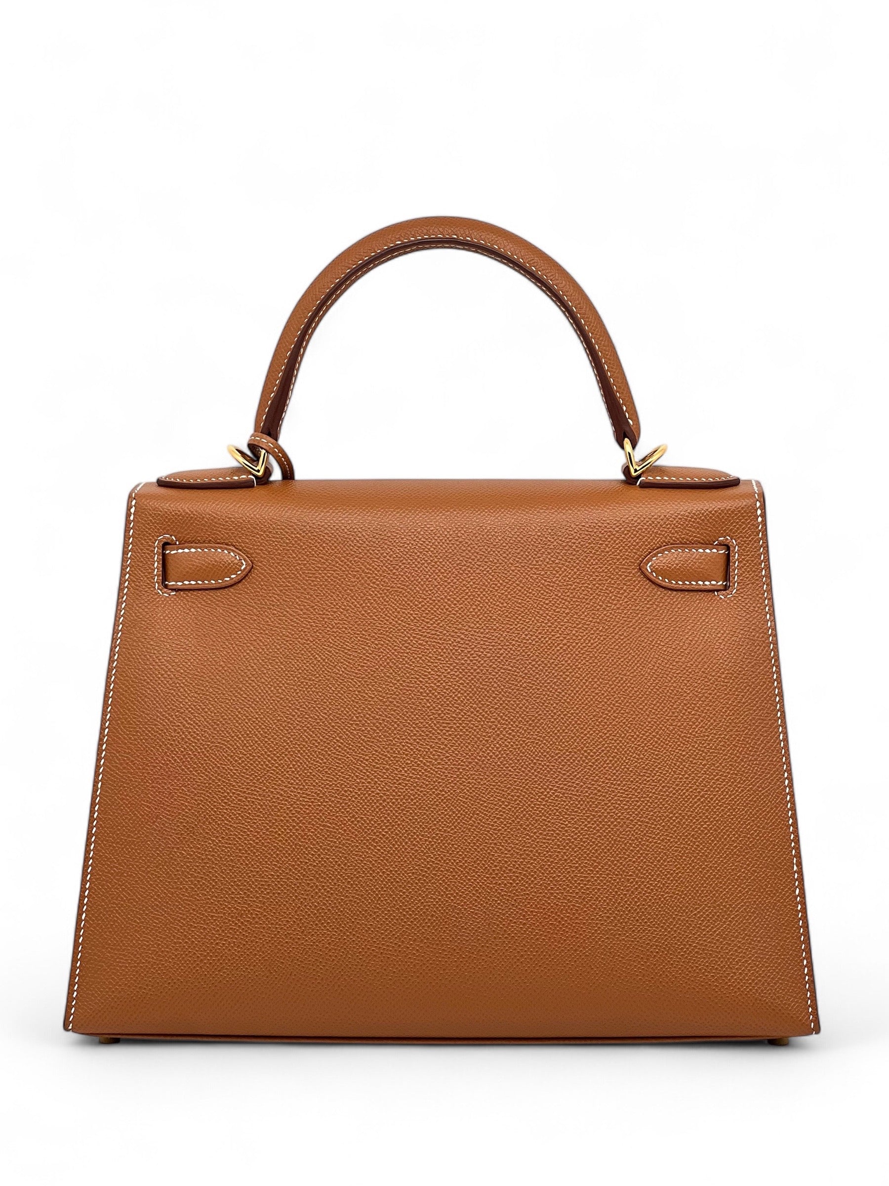 Hermès - Sac Kelly 28 Gold Epsom