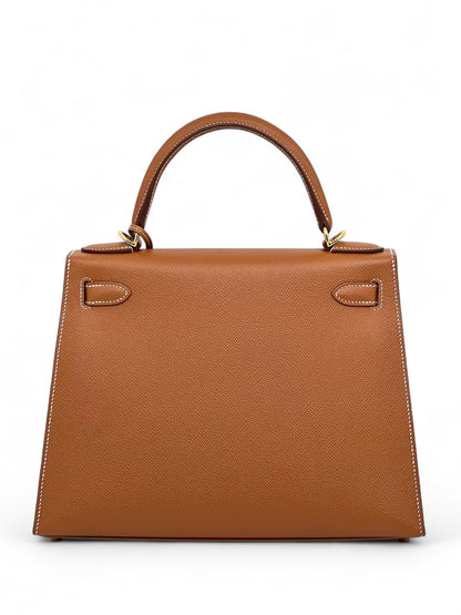 Hermès - Sac Kelly 28 Gold Epsom