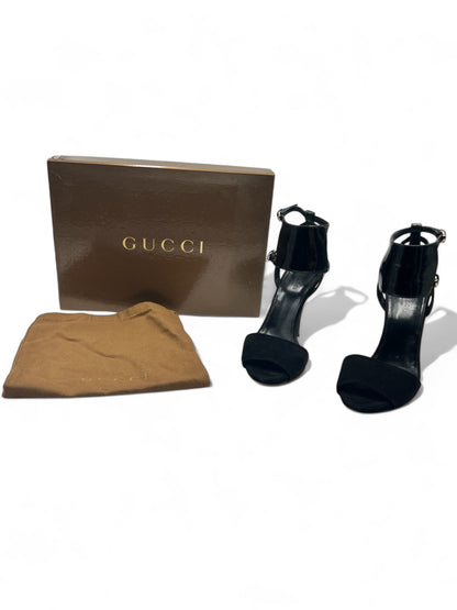 Gucci - Sandales en cuir vernis T36,5