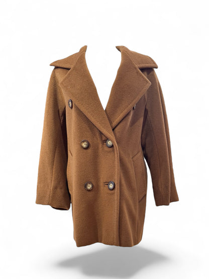 Max Mara -  Manteau camel en cachemire T36