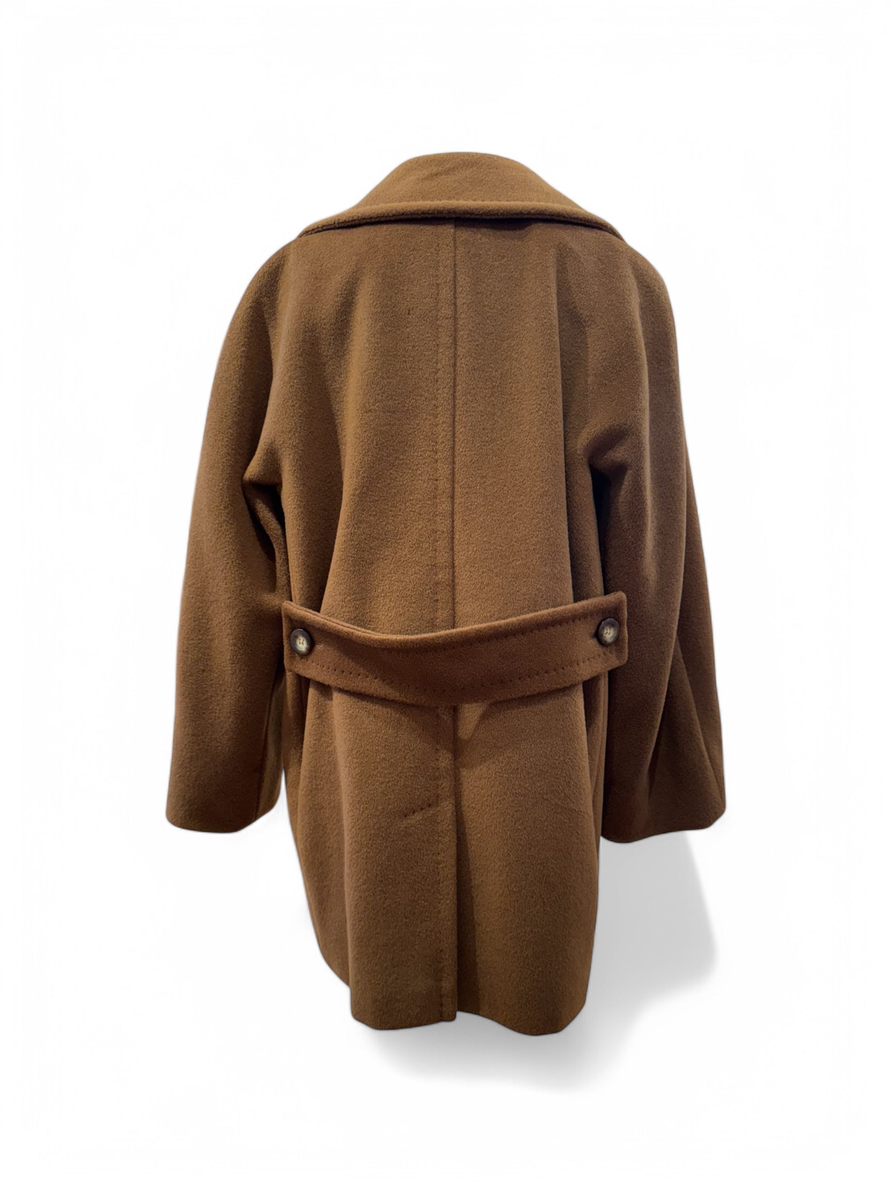 Max Mara -  Manteau camel en cachemire T36